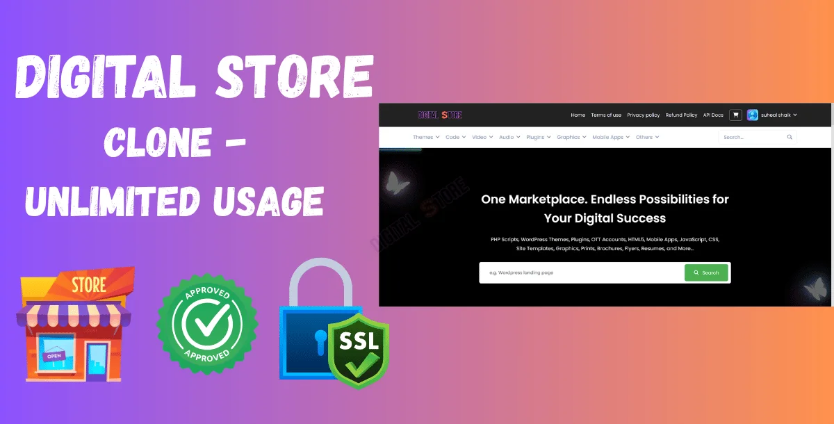 Digital Store Website Demo
